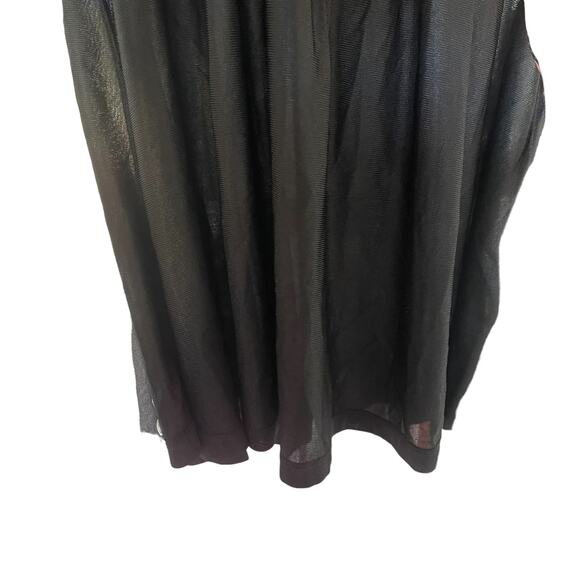 Alberto Makali Vintage Strapless High-Low Ruffle Bottom Print Dress Size Small - Picture 7 of 8